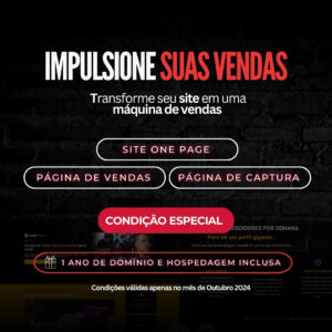 Site One Page - Página de Vendas - Página de Captura